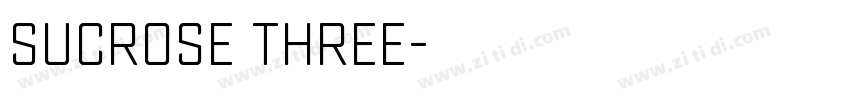 sucrose three字体转换